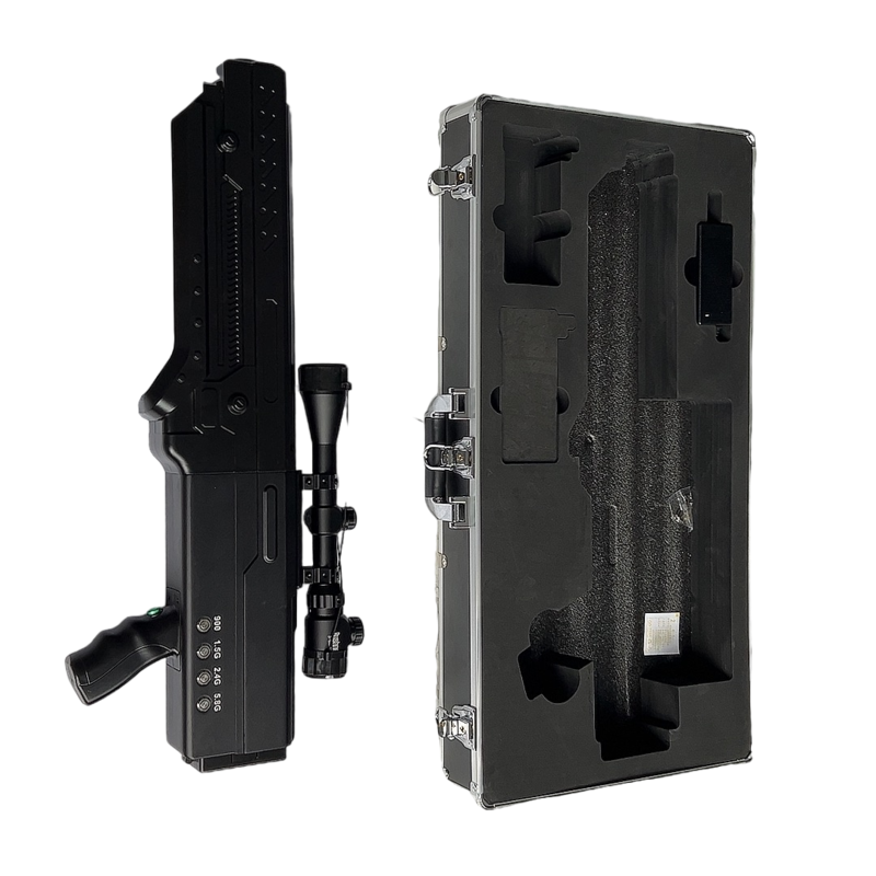  偏关手持便携式枪型低空防御反制四通道A型